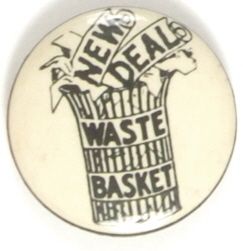 New Deal Wastebasket