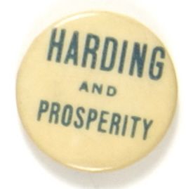 Harding and Prosperity