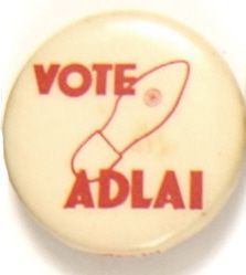 Vote Adlai Hole in Shoe