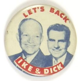 Lets Back Ike and Dick