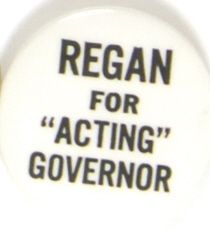 Reagan for Acting Governor