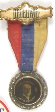 Coolidge Celluloid Fob