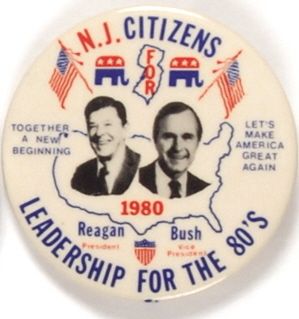Reagan-Bush New Jersey