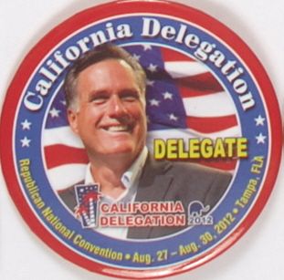 Romney California Delegate