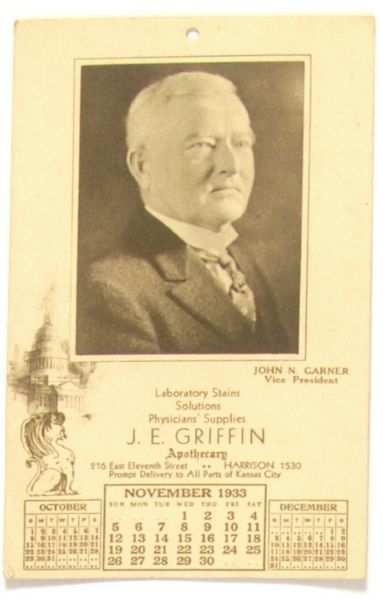 John Nance Garner Postcard