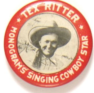 Tex Ritter Singing Cowboy
