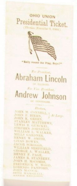 Lincoln Ohio Paper Ballot