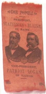 James Blaine Jugate Ribbon