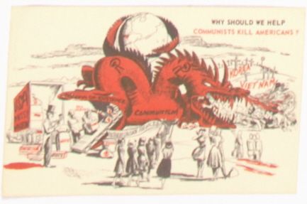 Anti Communism Postcard