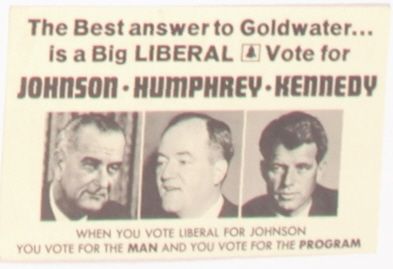 LBJ-HHH-RFK New York Card