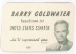 Goldwater Arizona Campaign Card
