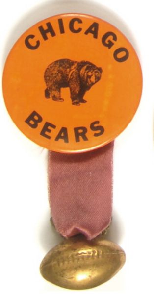 Chicago Bears Pin and Football