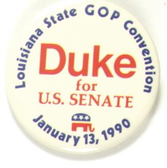 Duke for U.S. Senate, KKK Related