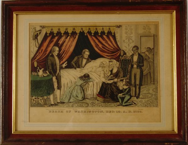 Death of Washington by Currier