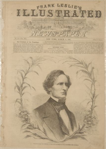 Jefferson Davis, 1861 Frank Leslie’s Illustrated