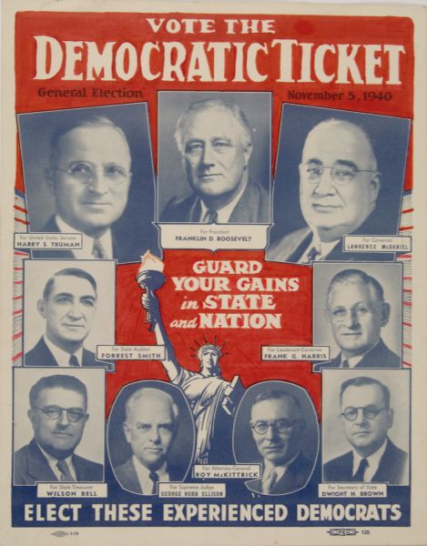 FDR-Truman Missouri Poster