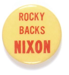 Rocky Backs Nixon