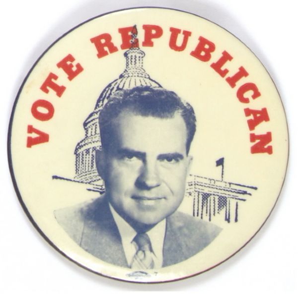 Vote Republican 4 Inch Celluloid