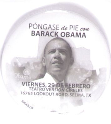 Obama Scarce Texas Celluloid