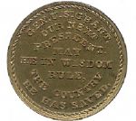 US Grant Brass Token