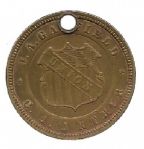 Garfield Brass Token