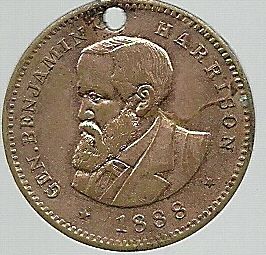 Benjamin Harrison Token