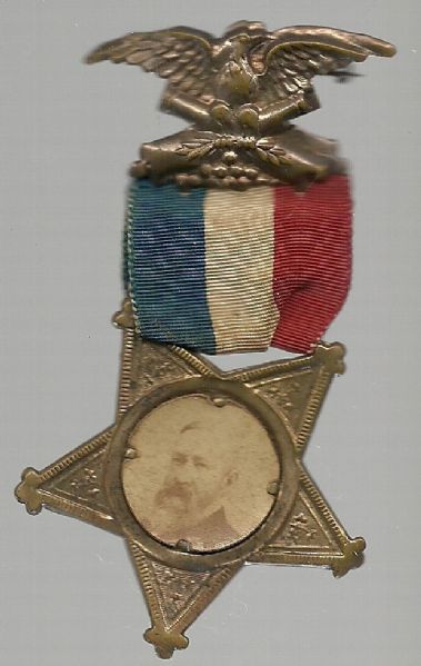 Benjamin Harrison Brass Shell