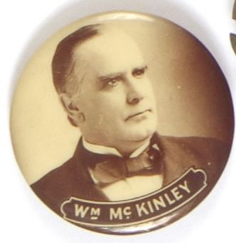 McKinley Sepia Celluloid