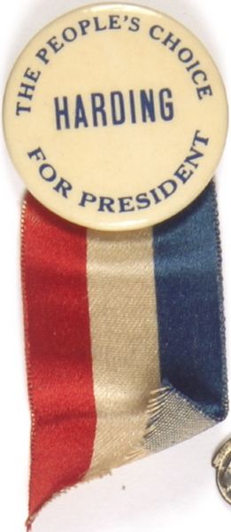 Harding the Peoples Choice