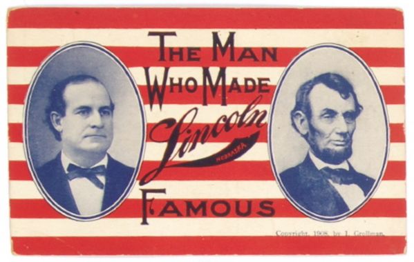Bryan-Lincoln Postcard