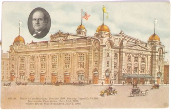 Bryan Denver Auditorium Postcard