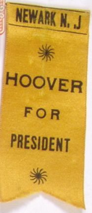 Hoover for President Ribbon