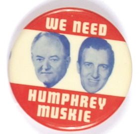 We Need Humphrey, Muskie