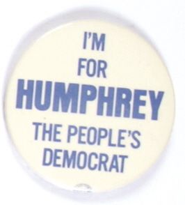 Humphrey the Peoples Democrat
