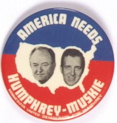 Humphrey-Muskie Rare Jugate