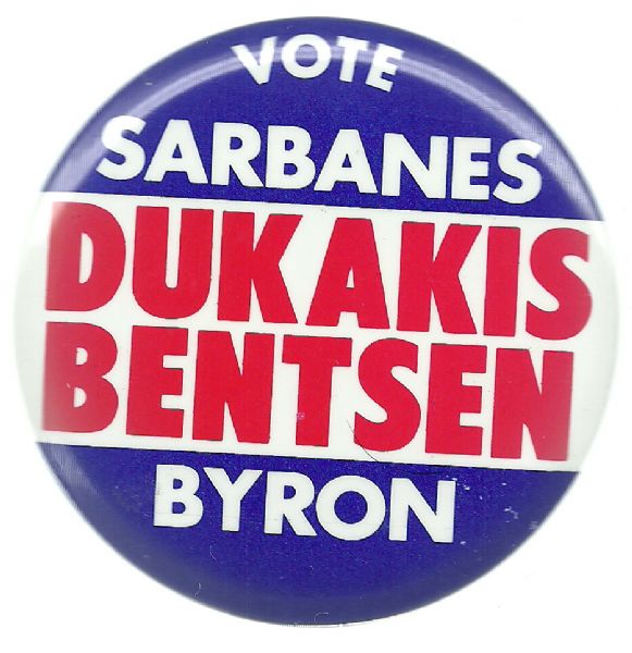 Dukakis Maryland Coattail