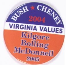 GW Bush Virginia Coattail