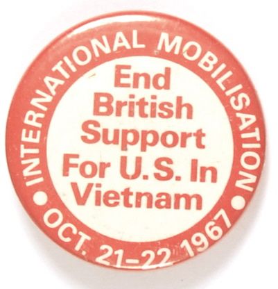 End British Support for U.S. in Vietnam