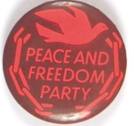 Peace, Freedom Party 1 Inch