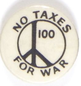 No Taxes for War