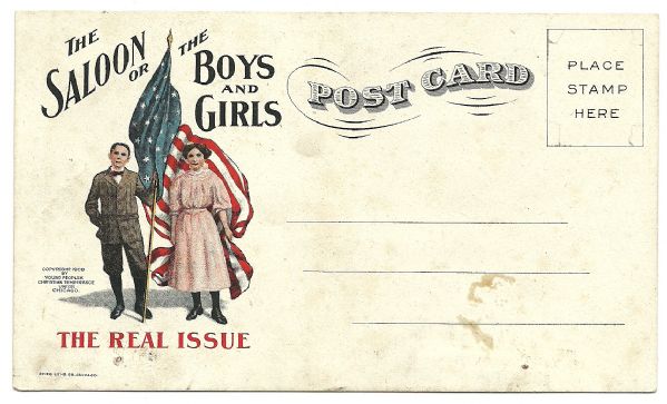 Temperance Chicago Postcard