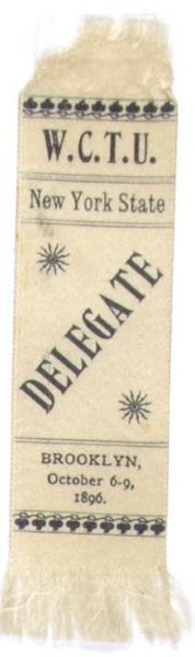 WCTU 1896 Brooklyn Ribbon