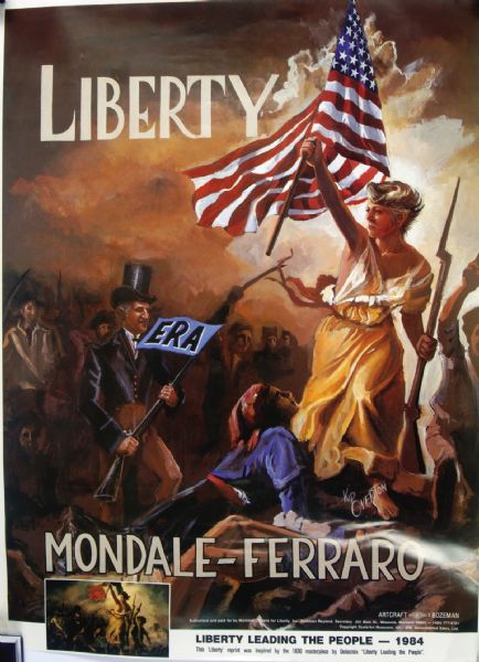 Mondale-Ferraro Liberty Poster