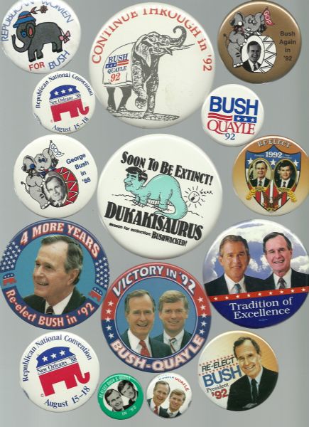 George H.W. Bush Group of 30 Pins