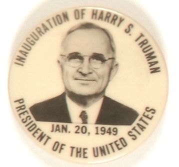 Harry Truman Inaugural Pin
