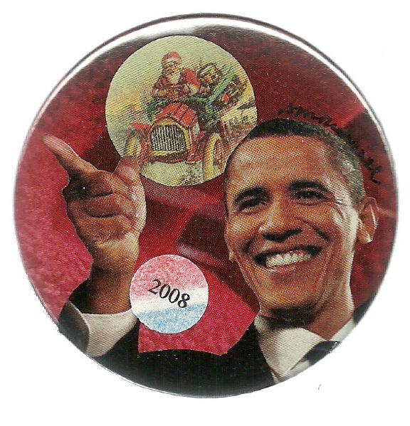 Obama Santa Claus by David Russell