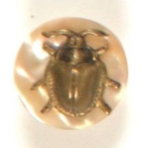 McKinley Mother of Pearl Gold Bug