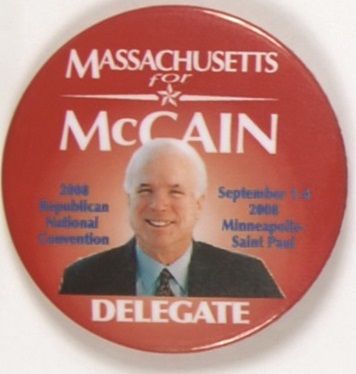 McCain Massachusetts Delegate