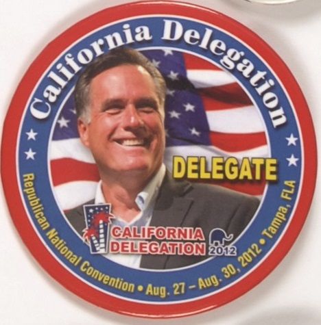Romney California Delegate