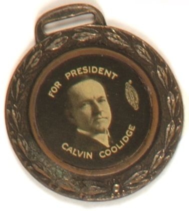 Coolidge Celluloid Fob